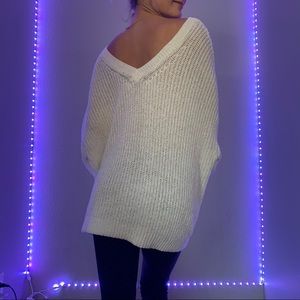 Zara white sweater